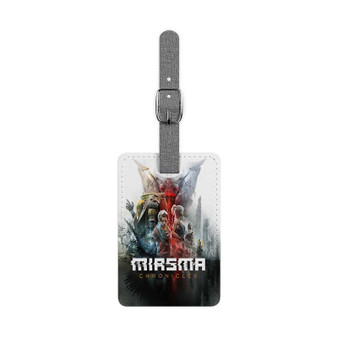 Miasma Chronicles Saffiano Polyester Rectangle White Luggage Tag