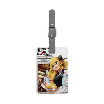 Restaurant to Another World NEW EDITION Saffiano Polyester Rectangle White Luggage Tag