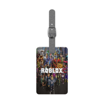 Roblox Saffiano Polyester Rectangle White Luggage Tag