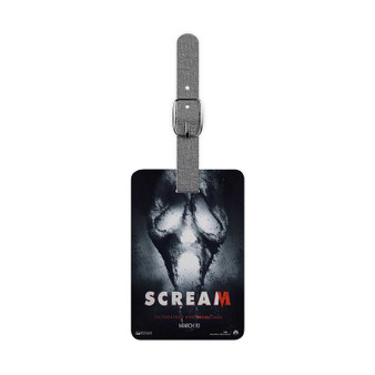 Scream 6 Movie Saffiano Polyester Rectangle White Luggage Tag