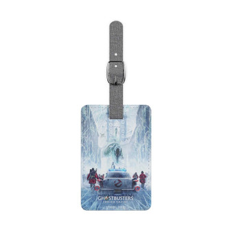 Ghostbusters Frozen Empire Saffiano Polyester Rectangle White Luggage Tag