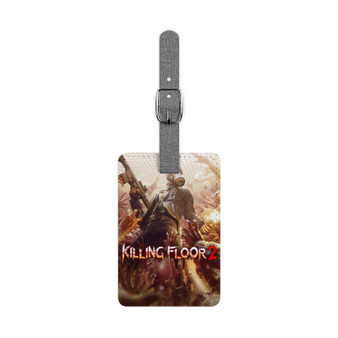 Killing Floor 2 Saffiano Polyester Rectangle White Luggage Tag