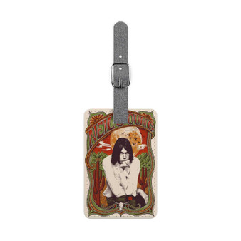 Neil Young Main Edition Saffiano Polyester Rectangle White Luggage Tag