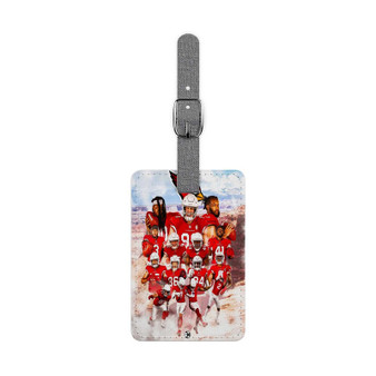 Arizona Cardinals NFL 2022 Squad Saffiano Polyester Rectangle White Luggage Tag