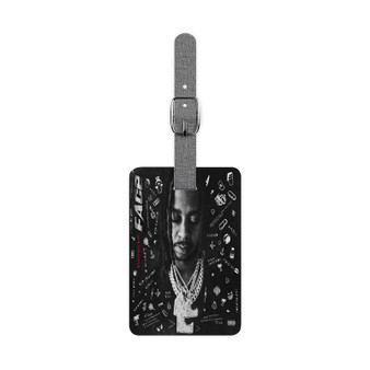 Babyface Ray Mob Saffiano Polyester Rectangle White Luggage Tag