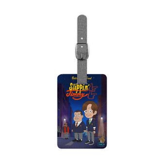 Better Call Saul Presents Slippin Jimmy Saffiano Polyester Rectangle White Luggage Tag