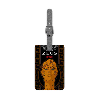 Blood of Zeus Saffiano Polyester Rectangle White Luggage Tag