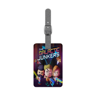 The Galactic Junkers Saffiano Polyester Rectangle White Luggage Tag