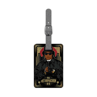 Eazy E Real Muthaphuckkin Saffiano Polyester Rectangle White Luggage Tag