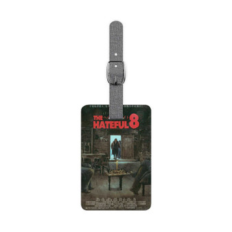 The Hateful Eight Saffiano Polyester Rectangle White Luggage Tag