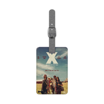 X Movie Ti West Saffiano Polyester Rectangle White Luggage Tag