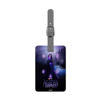 Agatha Coven of Chaos Disney Saffiano Polyester Rectangle White Luggage Tag Label