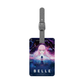 Belle Movie Saffiano Polyester Rectangle White Luggage Tag Label