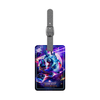 Guardians of The Galaxy Cosmic Rewind Saffiano Polyester Rectangle White Luggage Tag Label