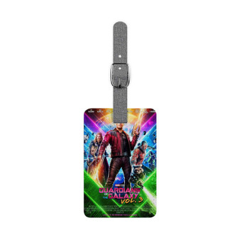 Guardians of The Galaxy Vol 3 Saffiano Polyester Rectangle White Luggage Tag Label