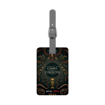 Guillermo del Toro s Cabinet of Curiosities Saffiano Polyester Rectangle White Luggage Tag Label