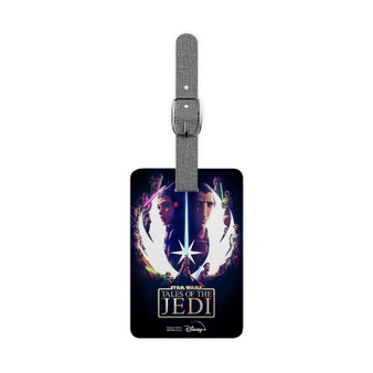 Star Wars Tales of the Jedi Saffiano Polyester Rectangle White Luggage Tag Label