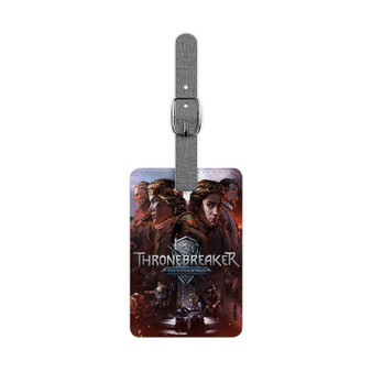 Thronebreaker The Witcher Tales Saffiano Polyester Rectangle White Luggage Tag Label