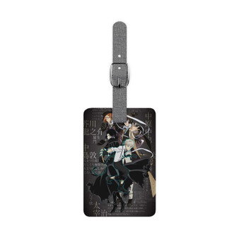 Bungou Stray Dogs 4th Season Saffiano Polyester Rectangle White Luggage Tag Label