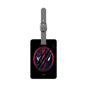 Deadpool 3 Wolverine Saffiano Polyester Rectangle White Luggage Tag Label