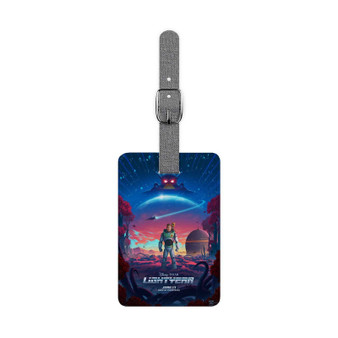 Lightyear Movie 3 Saffiano Polyester Rectangle White Luggage Tag Label