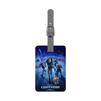 Lightyear Movie 4 Saffiano Polyester Rectangle White Luggage Tag Label