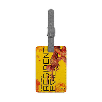 Resident Evil Saffiano Polyester Rectangle White Luggage Tag Label