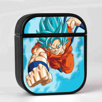 Goku Super Saiyan Blue Dragon Ball Super Newest Case for AirPods Sublimation Hard Plastic Glossy