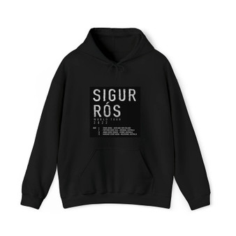 Sigur Ros World Tour 2022 Cotton Polyester Unisex Heavy Blend Hooded Sweatshirt Hoodie