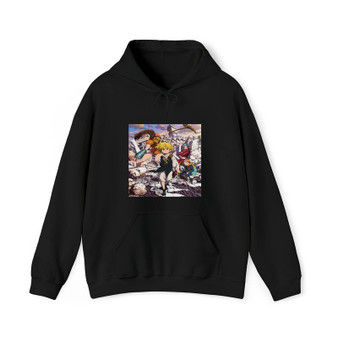 The Seven Deadly Sins Anime Series Cotton Polyester Unisex Heavy Blend Hooded Sweatshirt Hoodie