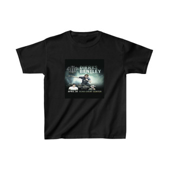 Dierks Bentley World Tour 2017 Kids T-Shirt Unisex Clothing Heavy Cotton Tee