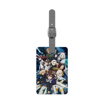 Brave Witches Saffiano Polyester Rectangle White Luggage Tag Label