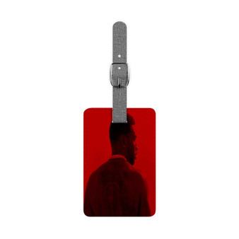 Diddy Bryson Tiller Gotte Move On Saffiano Polyester Rectangle White Luggage Tag Label