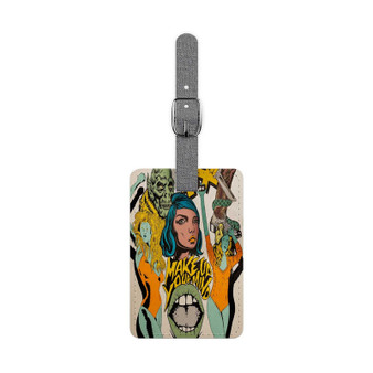 Martin Garrix Florian Picasso Make Up Your Mind Saffiano Polyester Rectangle White Luggage Tag Label