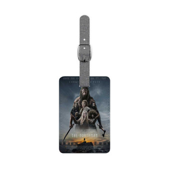 The Northman Conquer Your Fate Saffiano Polyester Rectangle White Luggage Tag Label