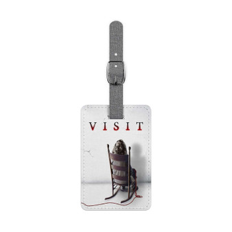 The Visit Movie 2 Saffiano Polyester Rectangle White Luggage Tag Label