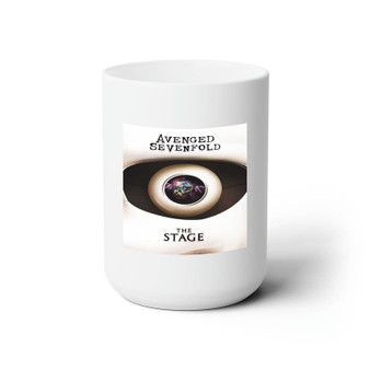 Avenged Sevenfold The Stage White Ceramic Mug 15oz Sublimation With BPA Free