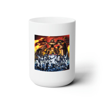 Daimidaler Anime White Ceramic Mug 15oz Sublimation With BPA Free