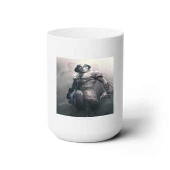 Moon Knight White Ceramic Mug 15oz Sublimation With BPA Free