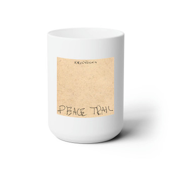 Neil Young Peace Trail White Ceramic Mug 15oz Sublimation With BPA Free