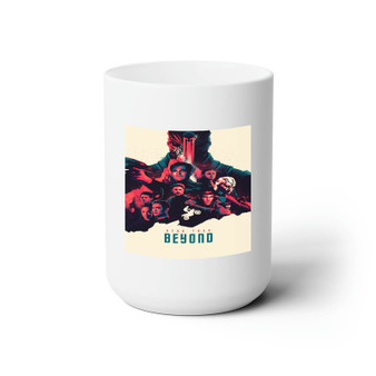 Star Trek Beyond Movie White Ceramic Mug 15oz Sublimation With BPA Free