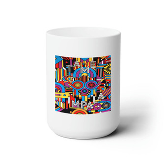 Tame Impala Music White Ceramic Mug 15oz Sublimation With BPA Free