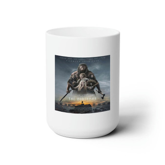 The Northman Conquer Your Fate White Ceramic Mug 15oz Sublimation With BPA Free