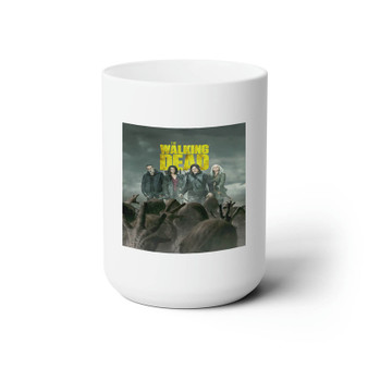 The Walking Dead Season 11 White Ceramic Mug 15oz Sublimation With BPA Free