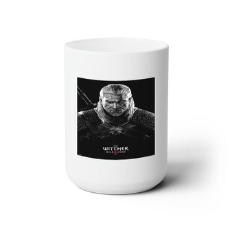 The Witcher Toxicity Poisoning White Ceramic Mug 15oz Sublimation With BPA Free