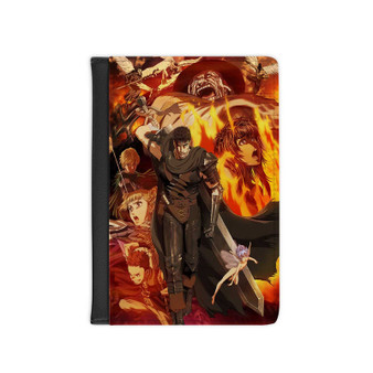 Berserk Anime PU Faux Leather Passport Black Cover Wallet Holders Luggage Travel