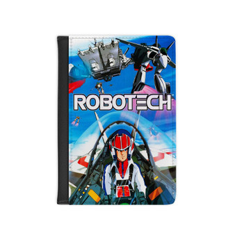 Robotech Newest PU Faux Leather Passport Black Cover Wallet Holders Luggage Travel