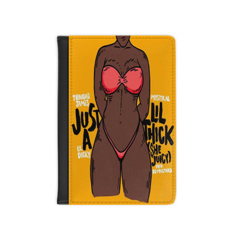 Trinidad James feat Lil Dicky PU Faux Leather Passport Black Cover Wallet Holders Luggage Travel