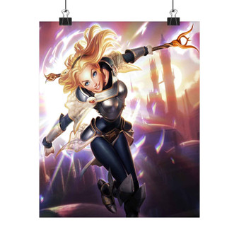 Lux League of Legends Art Print Satin Silky Poster for Home Decor