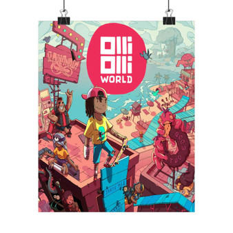 Olli Olli World Art Print Satin Silky Poster for Home Decor